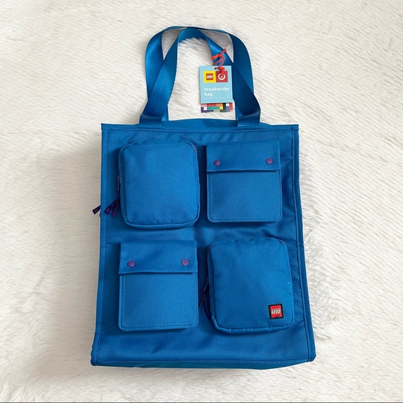 Lego Handbags - LEGO Utility Tote Weekender Bag - Blue